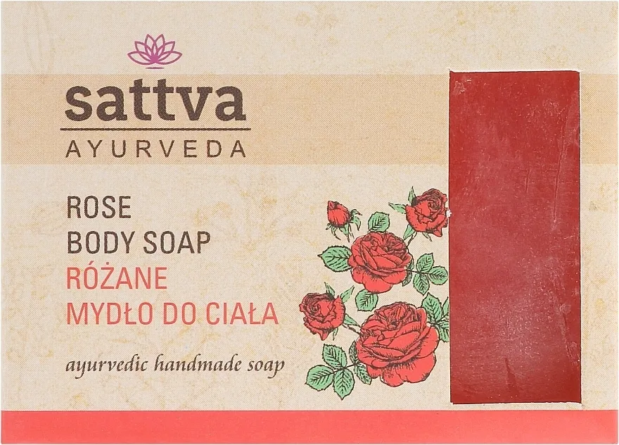 Sattva Hand Made Soap Rose Sapun