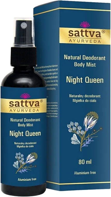 Sattva Natural Deodorant Body Mist Night Queen Prirodni dezodorans u spreju za telo "Night Queen"