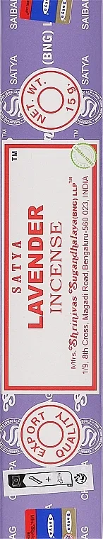 Satya Lavender Incense Mirisni štapići Lavanda