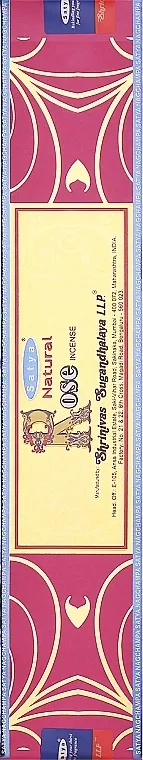 Satya Natural Rose Incense Mirišljavi štapići Ruža