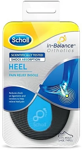 Scholl In-Balance Orthotics Heel Pain Relief Insole Medium Umetak za ublažavanje bola u peti