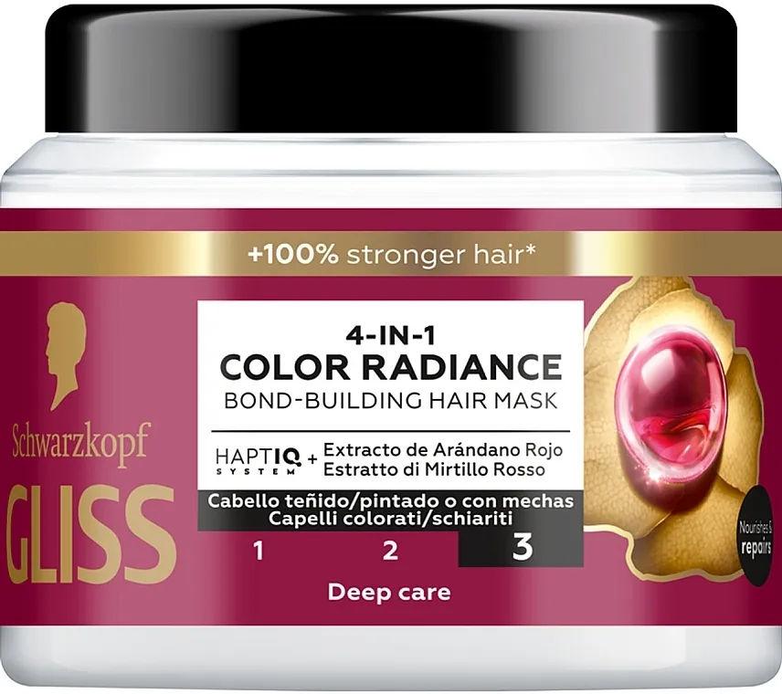 Schwarzkopf Gliss 4In1 Color Radiance Bond Building Maska za farbanu kosu