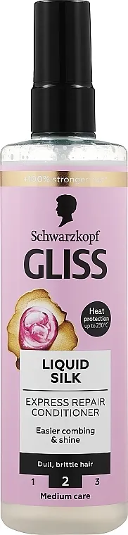 Schwarzkopf Gliss Kur Liquid Silk Ekspresni regenerator "Tekuća svila"