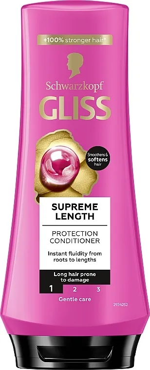 Schwarzkopf Gliss Kur Supreme Length Conditioner Regenerator za kosu intenzivno obnavlja