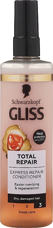 Schwarzkopf Gliss Kur Total Repair Ekspress regenerator za suhu oštećenu kosu