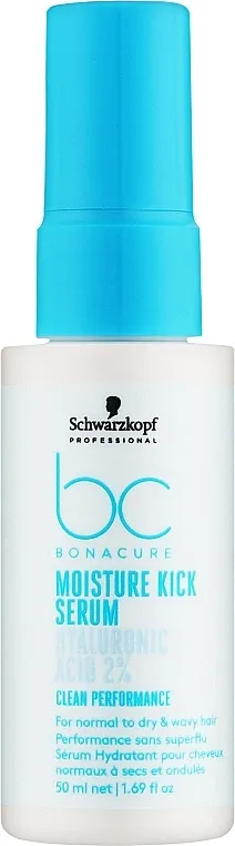 Schwarzkopf Professional BC Bonacure Moisture Kick Serum Hyaluronic Acid 2% Hidratantni serum za kosu sa hijaluronskom kiselinom