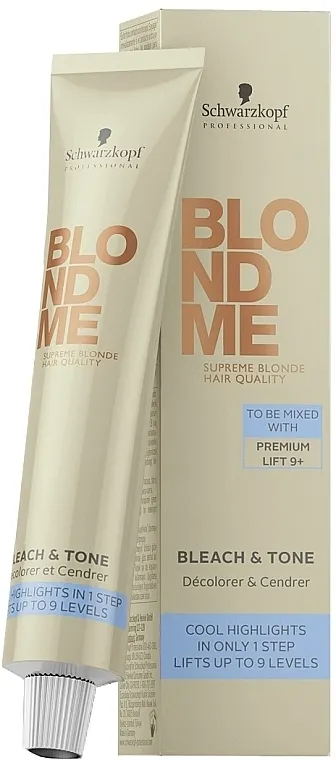 Schwarzkopf Professional BlondMe Bleach &amp; Tone Neutralizirajući tonik za izbjeljivanje