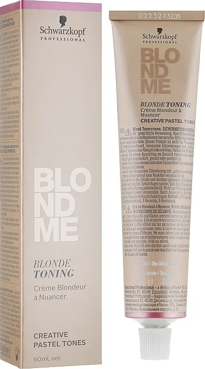 Schwarzkopf Professional BlondMe Pastel Tones Blonde Toning Krema za toniranje kose