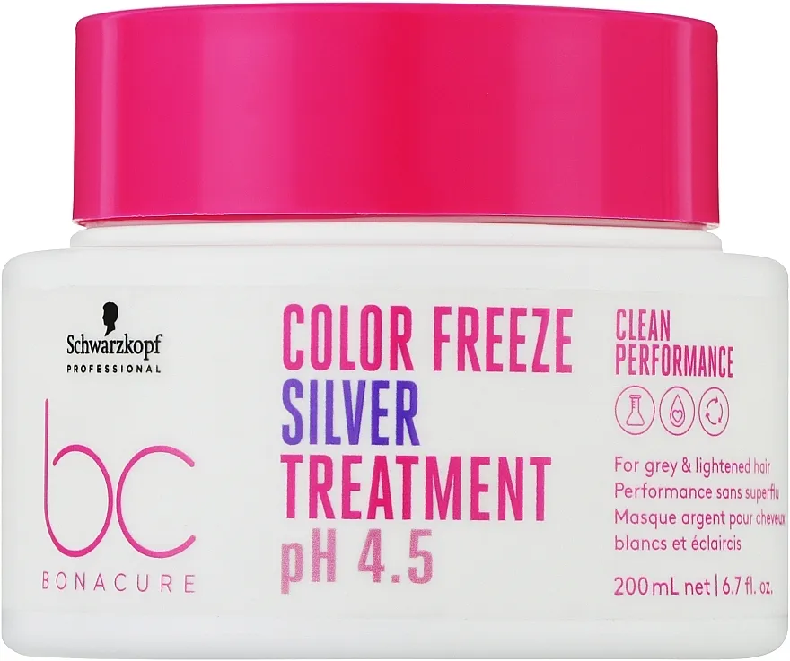 Schwarzkopf Professional Bonacure Color Freeze Silver Treatment pH 4.5 Maska za sijedu i izbijeljenu kosu