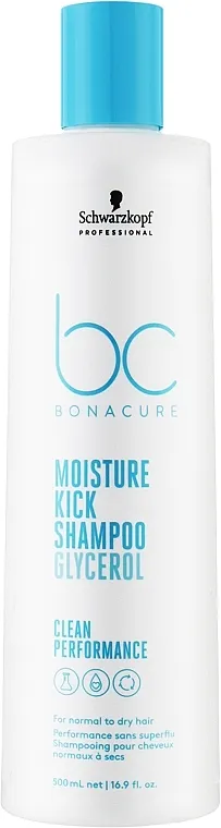 Schwarzkopf Professional Bonacure Moisture Kick Shampoo Glycerol Šampon za normalnu i suhu kosu