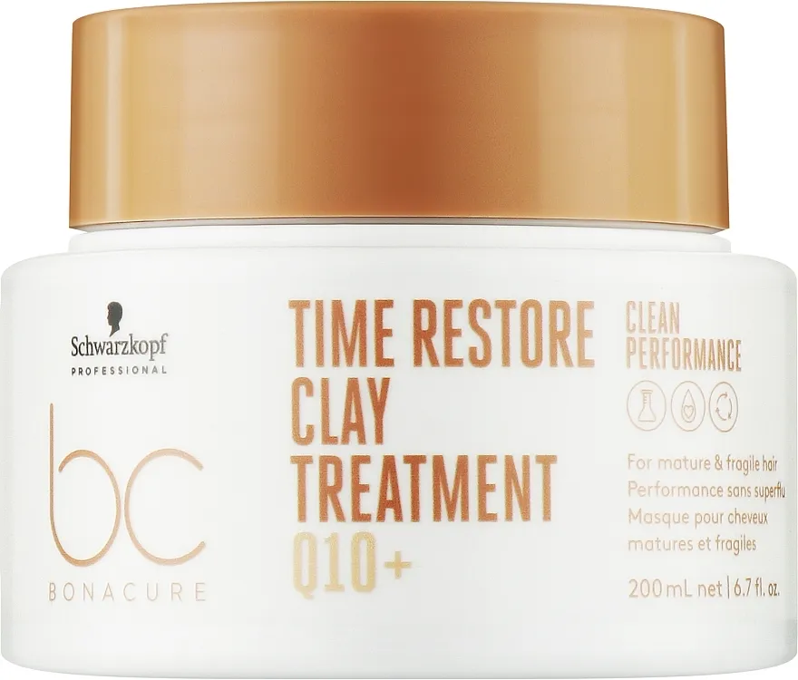 Schwarzkopf Professional Bonacure Time Restore Clay Treatment Q10+ Maska za kosu