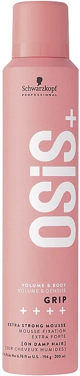 Schwarzkopf Professional Osis style Grip Super Hold Haarmousse Mousse za kosu super jakog učvršćivanja