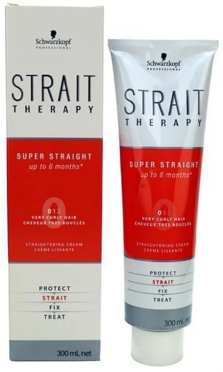 Schwarzkopf Professional Strait Therapy Straight Cream 0 Krema za izravnjivanje