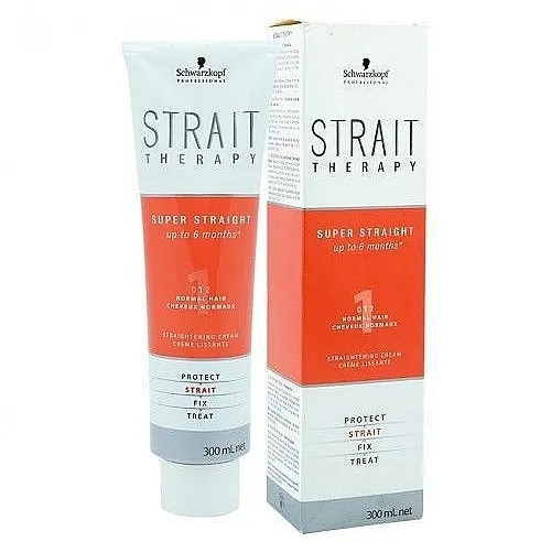 Schwarzkopf Professional Strait Therapy Straight Cream 1 Krema za izravnjivanje