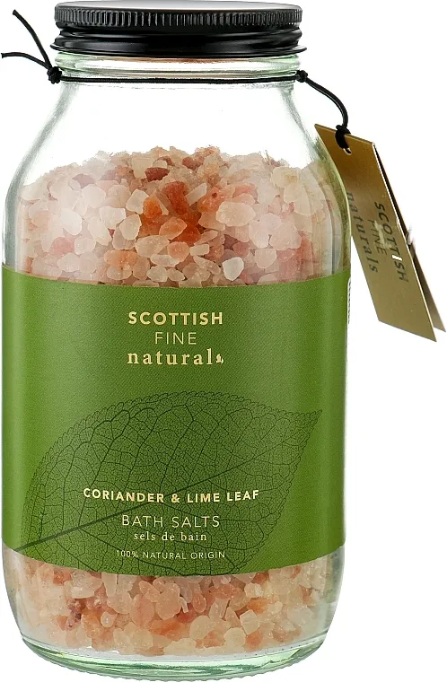 Scottish Fine Soaps Naturals Coriander &amp; Lime Leaf Bath Salts Sol za kupanje "Korijander i listovi limete"