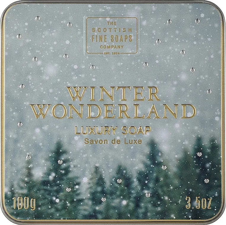 Scottish Fine Soaps Winter Wonderland Luxury Soap Sapun u metalnoj kutiji