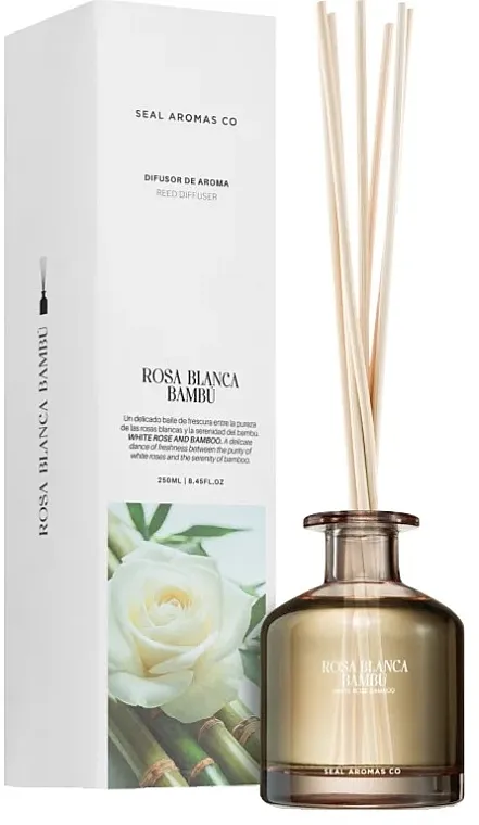 Seal Aromas Origins White Rose &amp; Bamboo Reed Diffuser Aromadifuzor "Bela ruža i bambus"