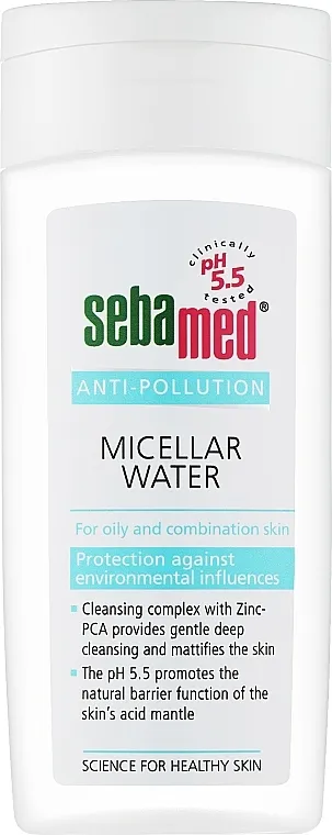 Sebamed Anti-Pollution Micellar Water For Oily to Combination Skin Micelarna voda za masnu i kombinovanu kožu