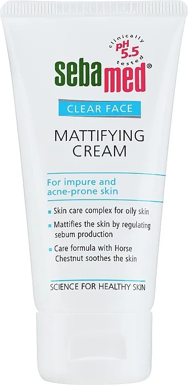 Sebamed Clear Face Mattifying Cream Dnevna krema za matiranje kože s nesavršenostima