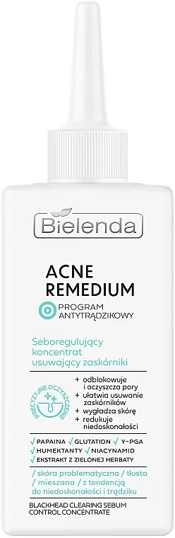 Seboregulišući koncentrat protiv mitisera Bielenda Acne Remedium Seboregulating Concentrate