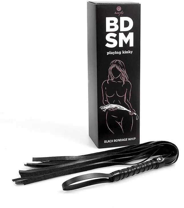 Secret Play BDSM Playing Kinky Black Bondage Whip Bič