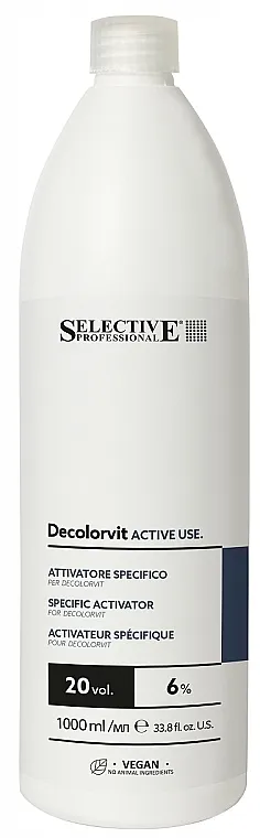Selective Professional Decolorvit Active Use 20 vol Emulzija za oksidaciju 6%