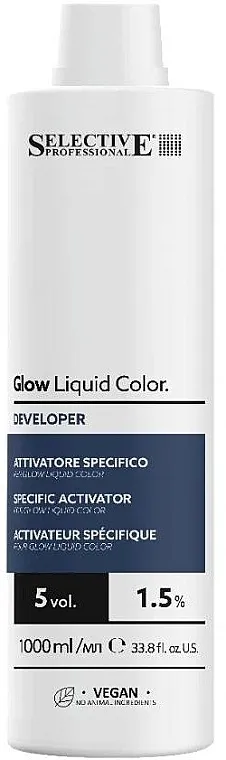 Selective Professional Glow Liquid Color Developer 1.5% 5 Vol Posebni aktivator
