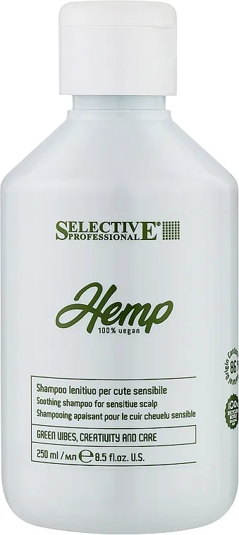 Selective Professional Hemp Lenitive Shampoo Umirujući šampon za osetljivu kožu glave