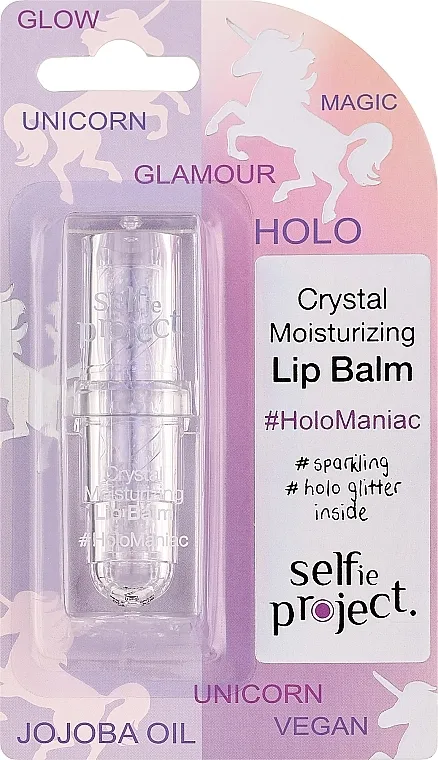 Selfie Project Crystal Moisturizing Lip Balm #HoloManiac Balzam za usne