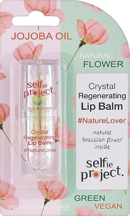 Selfie Project Crystal Regenerating Lip Balm #NatureLover Balzam za usne