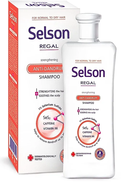 Selson Regal Strengthening Anti-Dandruff Shampoo Šampon za jačanje protiv prhuti za normalnu i suhu kosu