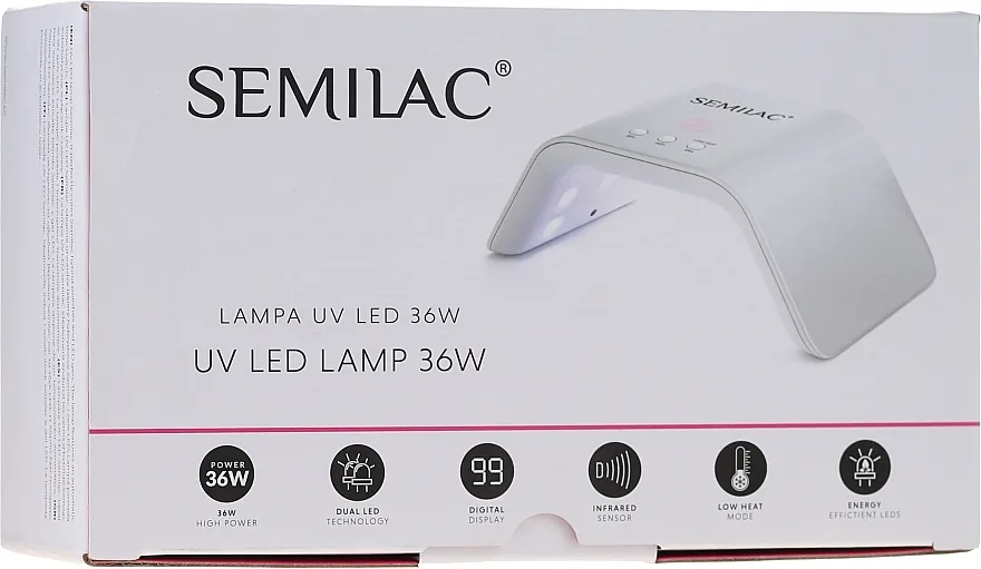 Semilac Lampa UV/LED, 36W, bijela