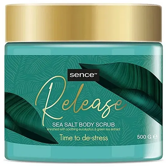 Sence Release Sea Salt Body Scrub Piling za telo sa solju, eukaliptusom i zelenim čajem