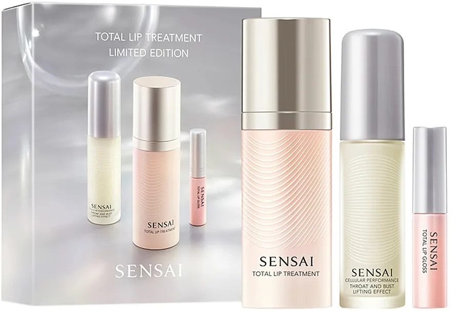 Sensai Cellular Performance Total Lip Treatment Limited Edition (lip/cr/15ml + gloss/2.4ml + cr/19ml) Set
