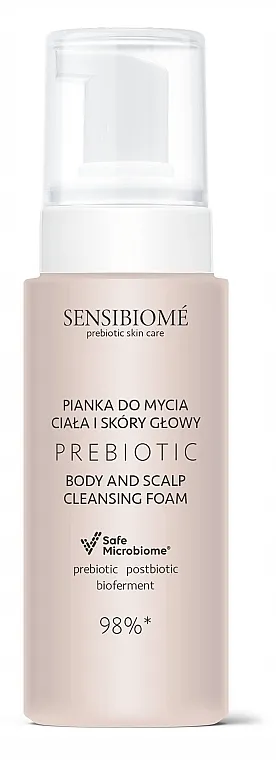 Sensibiome Prebiotic Body And Scalp Cleansing Foam Pena za pranje tela i kože glave