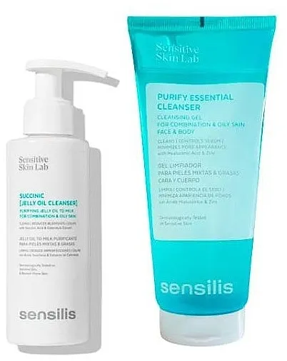 Sensilis Double Cleansing Set (oil/clean/150ml+gel/clean/200ml)