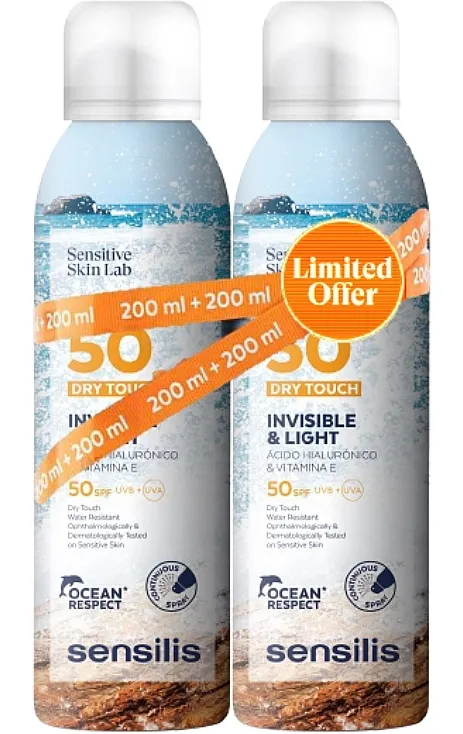 Sensilis Invisible &amp; Light (b/spray/2x200ml) Set