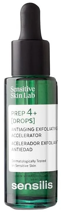 Sensilis Prep4+ Drops Anti-Ageing Exfoliating Accelerating Serum Anti-age piling serum za lice