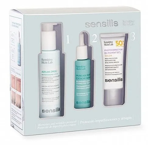 Sensilis Protocol Pure Age Perfection (f/ser/30ml + f/lot/100ml + sun/fl/15ml) Set