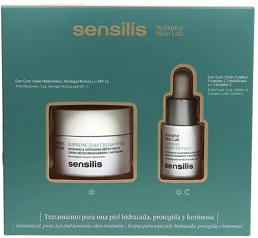 Sensilis Sensitive Skin Lab (day/cr/50ml + booster/15ml) Set