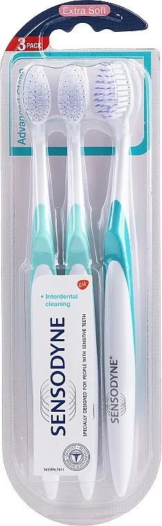 Sensodyne Advanced Clean Extra Soft Toothbrush Set četkica za zube, extra meke