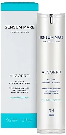 Sensum Mare Algopro Revitalizing and Repairing Cream With 9% Revitalizujuća krema za lice sa 9% kompleksom peptida i aminokiselina