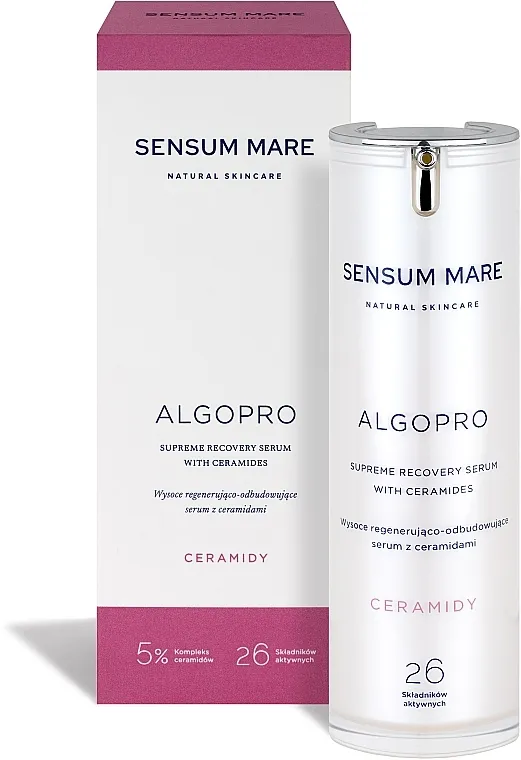 Sensum Mare Algopro Supreme Recovery Serum With Ceramides Izuzetno regenerišući i obnavljajući serum sa 5% kompleksom ceramida