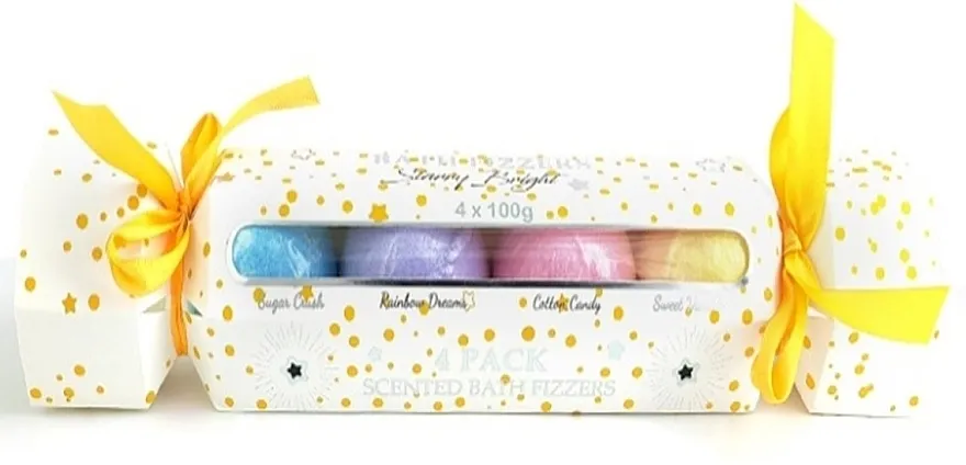 Sersanlove Love Skin Starry Bright Candy (bath bombs/4x100g) Set mirisnih kuglica za kupanje