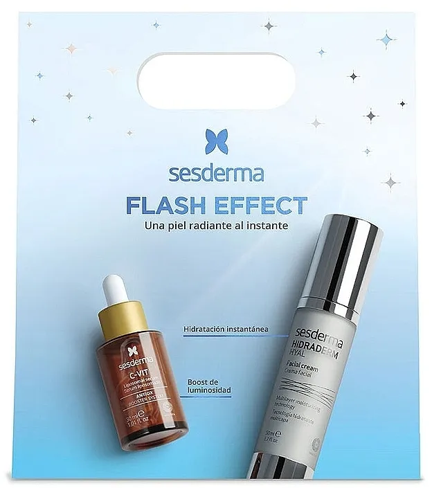 Sesderma Flash Effect Kit (f/cr/50ml + f/ser/30ml) Set