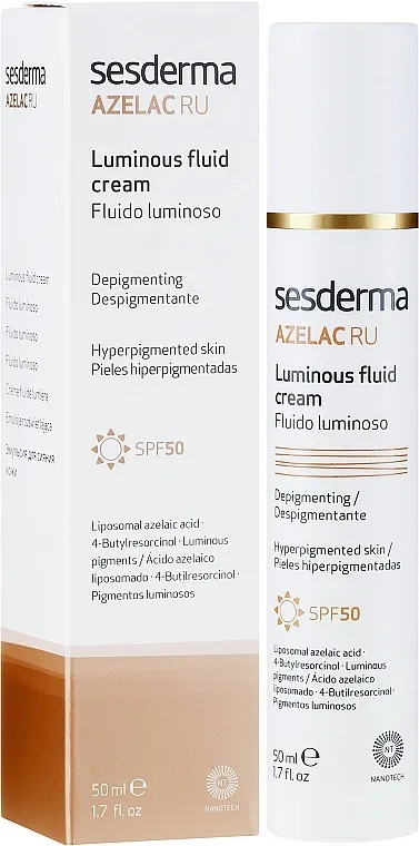 SesDerma Laboratories Azelac Luminous Fluid Cream Posvjetljujuća emulzija za lice