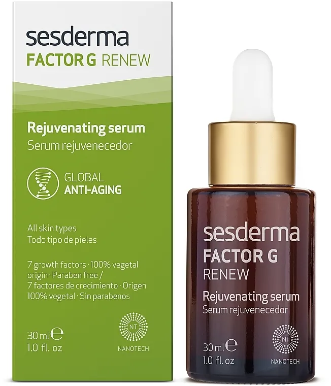 SesDerma Laboratories Factor G Renew Rejuvenating Serum Serum za lice protiv starenja s lipidnim vezikulama