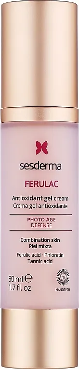 SesDerma Laboratories Ferulac Antioxidant Gel Cream Antioksidantna krema-gel za lice