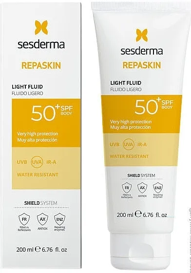 SesDerma Laboratories Repaskin Light Fluid SPF50 Lagani fluid za telo