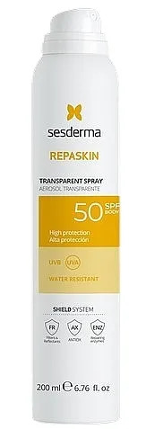 SesDerma Laboratories Repaskin Transparent Spray Sprej za zaštitu tela od sunca